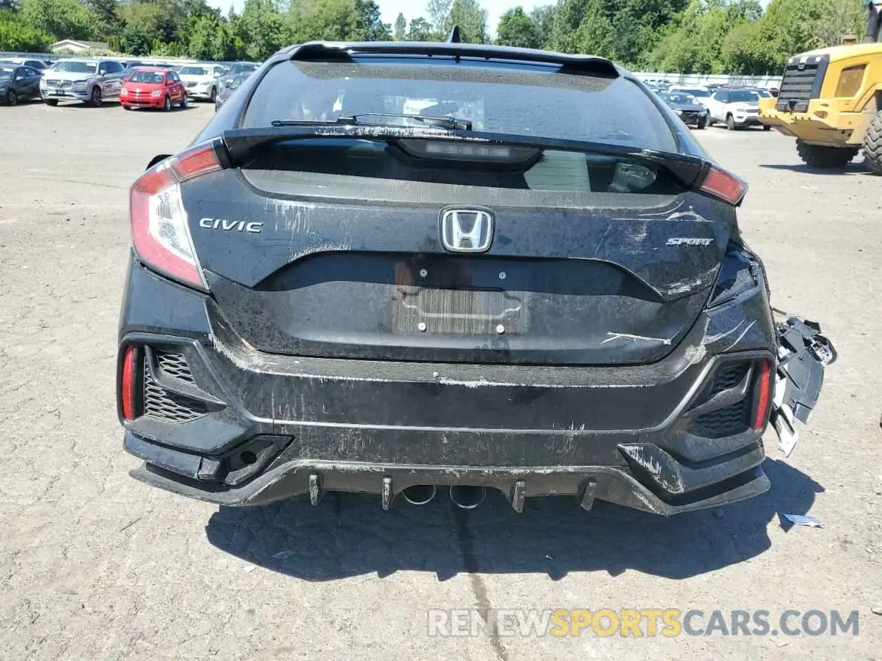 6 Photograph of a damaged car SHHFK7H45MU414353 HONDA CIVIC 2021
