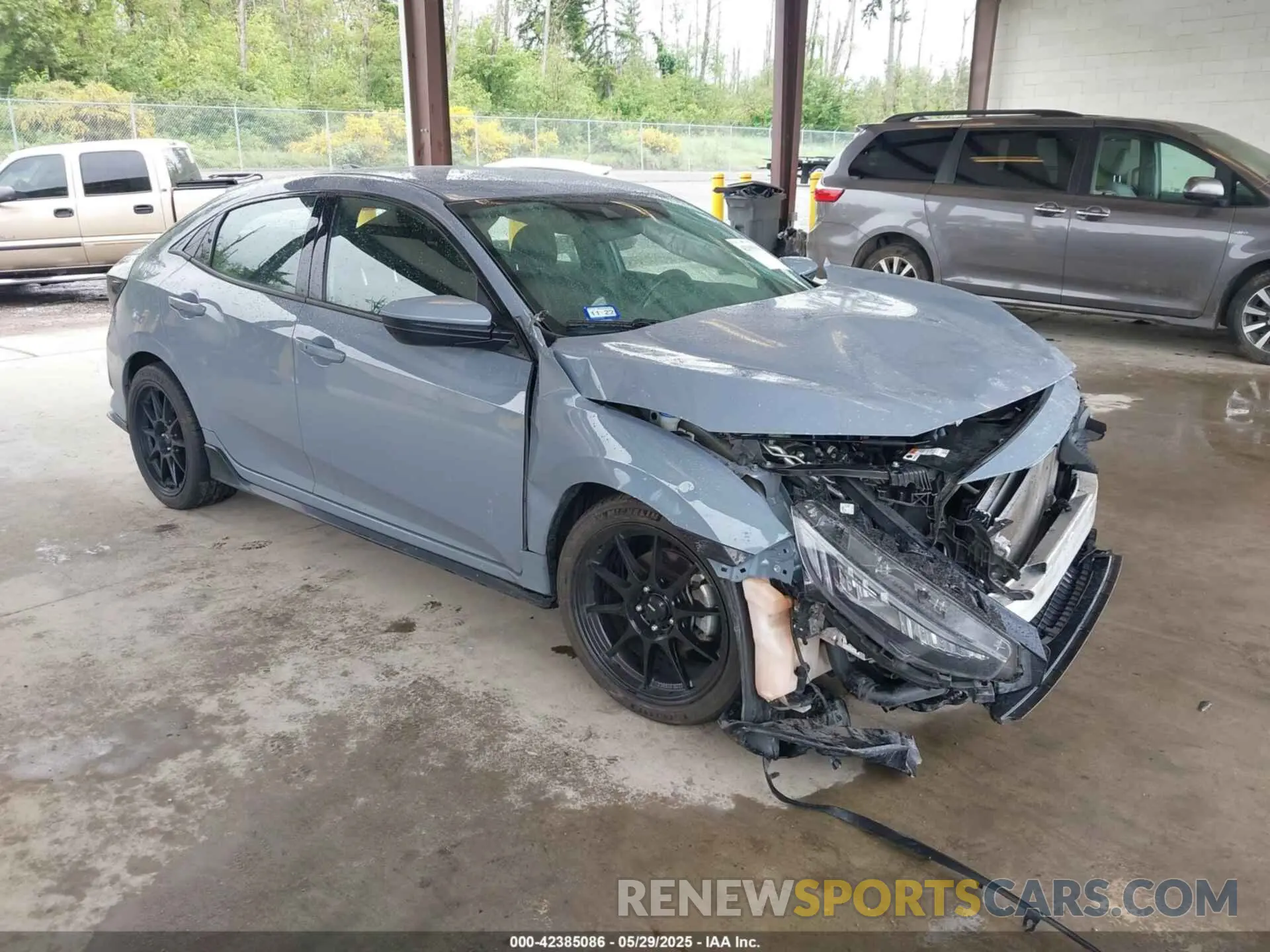 1 Photograph of a damaged car SHHFK7H46MU218048 HONDA CIVIC 2021