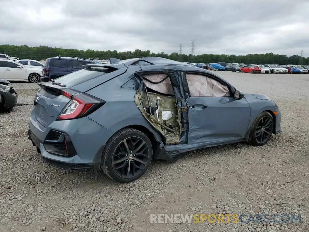 3 Photograph of a damaged car SHHFK7H46MU227977 HONDA CIVIC 2021