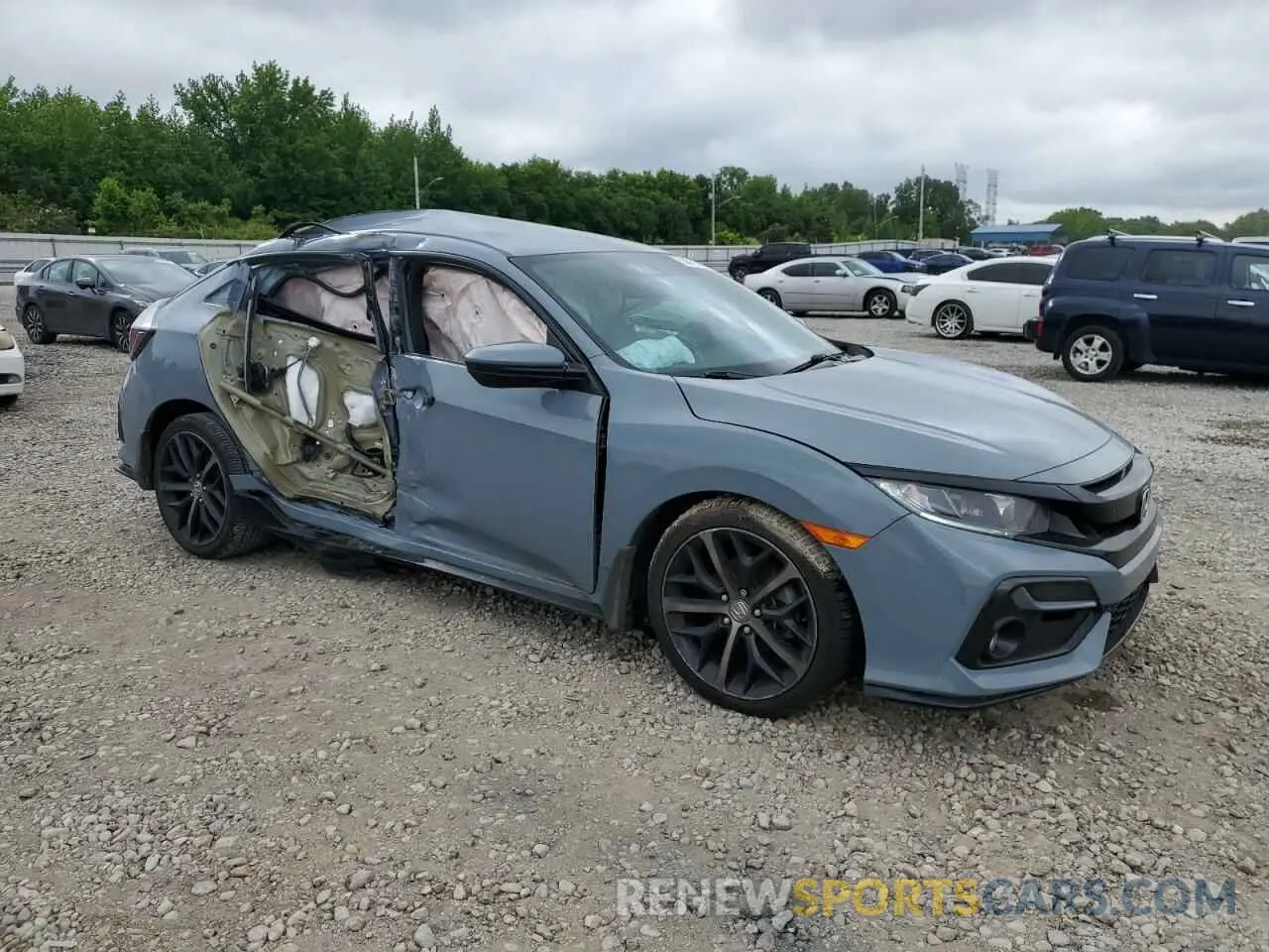 4 Photograph of a damaged car SHHFK7H46MU227977 HONDA CIVIC 2021