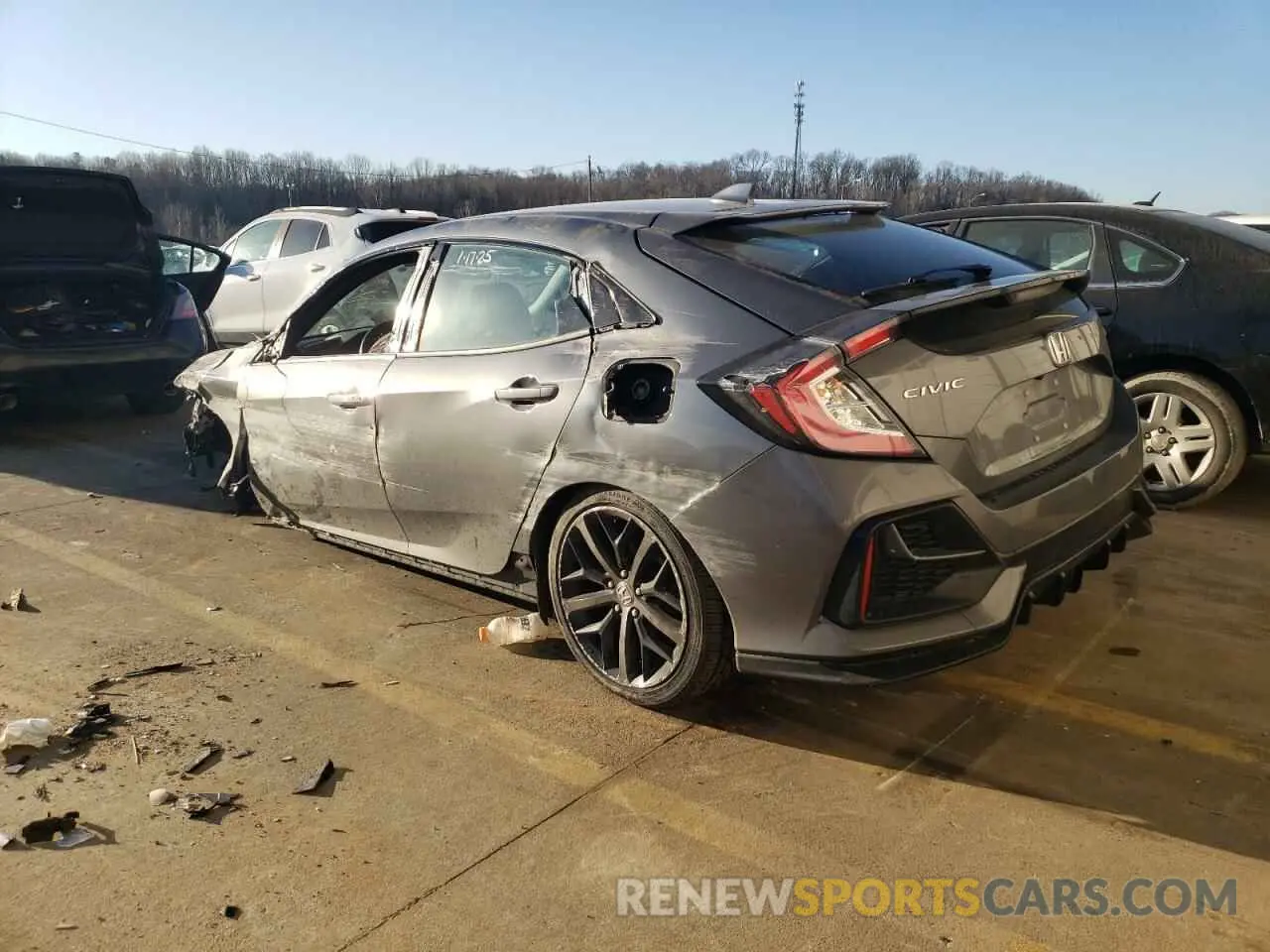 2 Photograph of a damaged car SHHFK7H46MU230362 HONDA CIVIC 2021