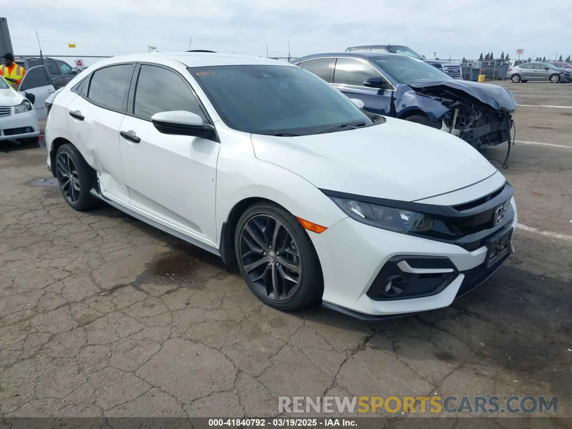 1 Photograph of a damaged car SHHFK7H46MU414023 HONDA CIVIC 2021