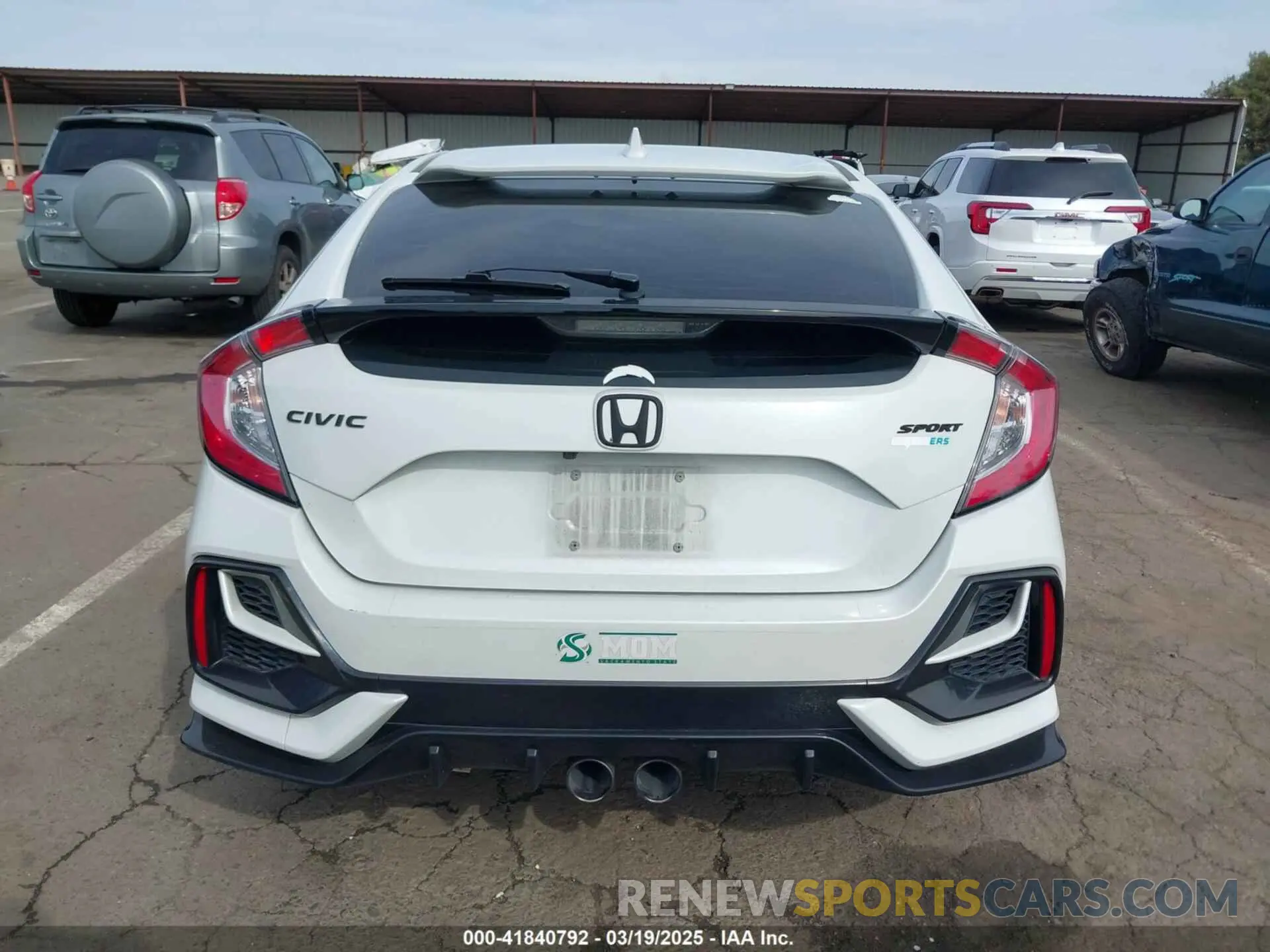 16 Photograph of a damaged car SHHFK7H46MU414023 HONDA CIVIC 2021