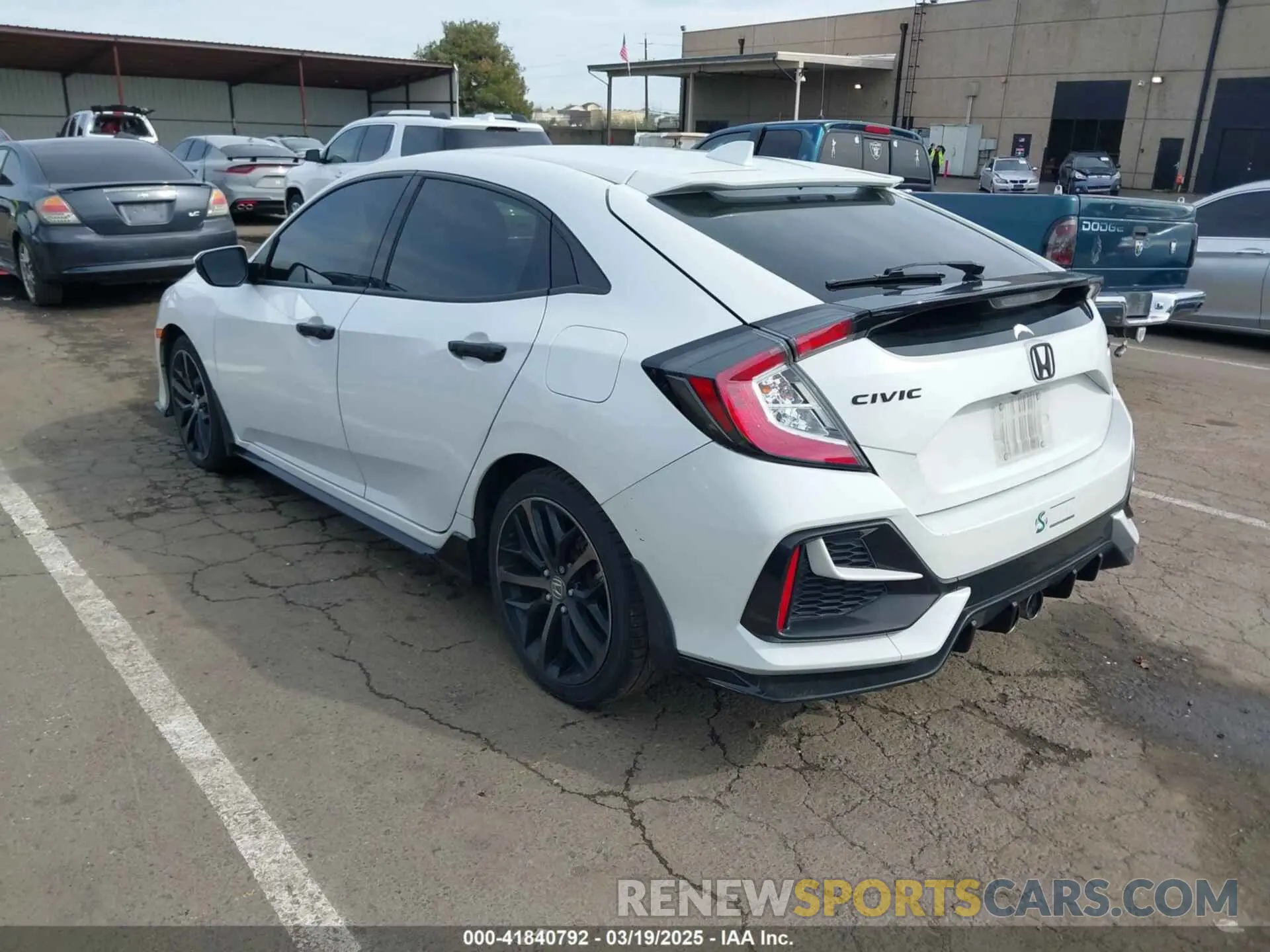 3 Photograph of a damaged car SHHFK7H46MU414023 HONDA CIVIC 2021