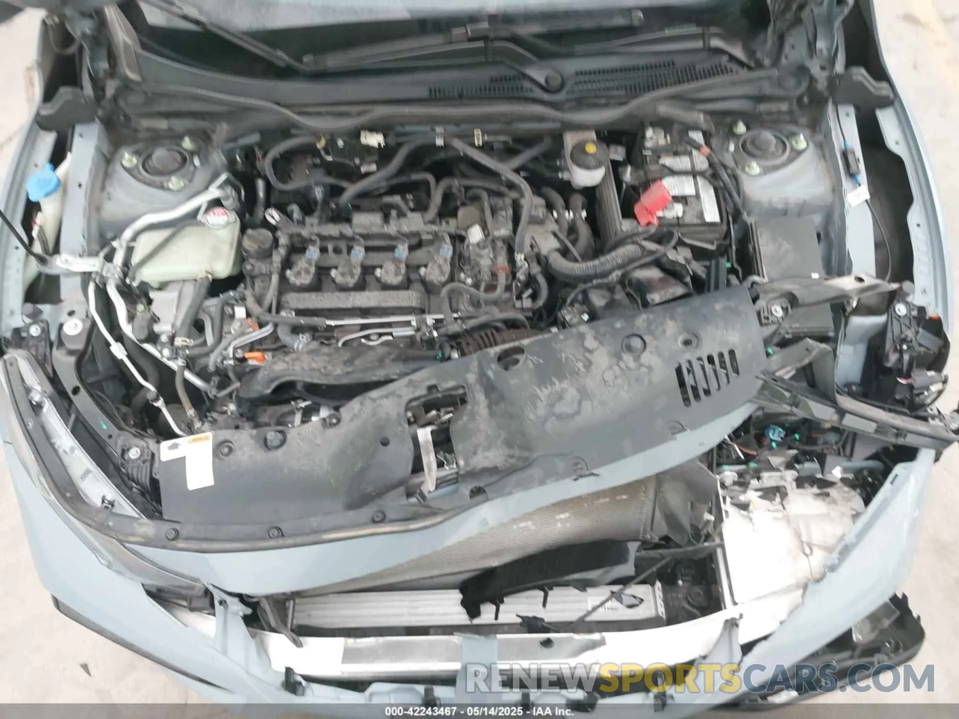 10 Photograph of a damaged car SHHFK7H46MU418959 HONDA CIVIC 2021