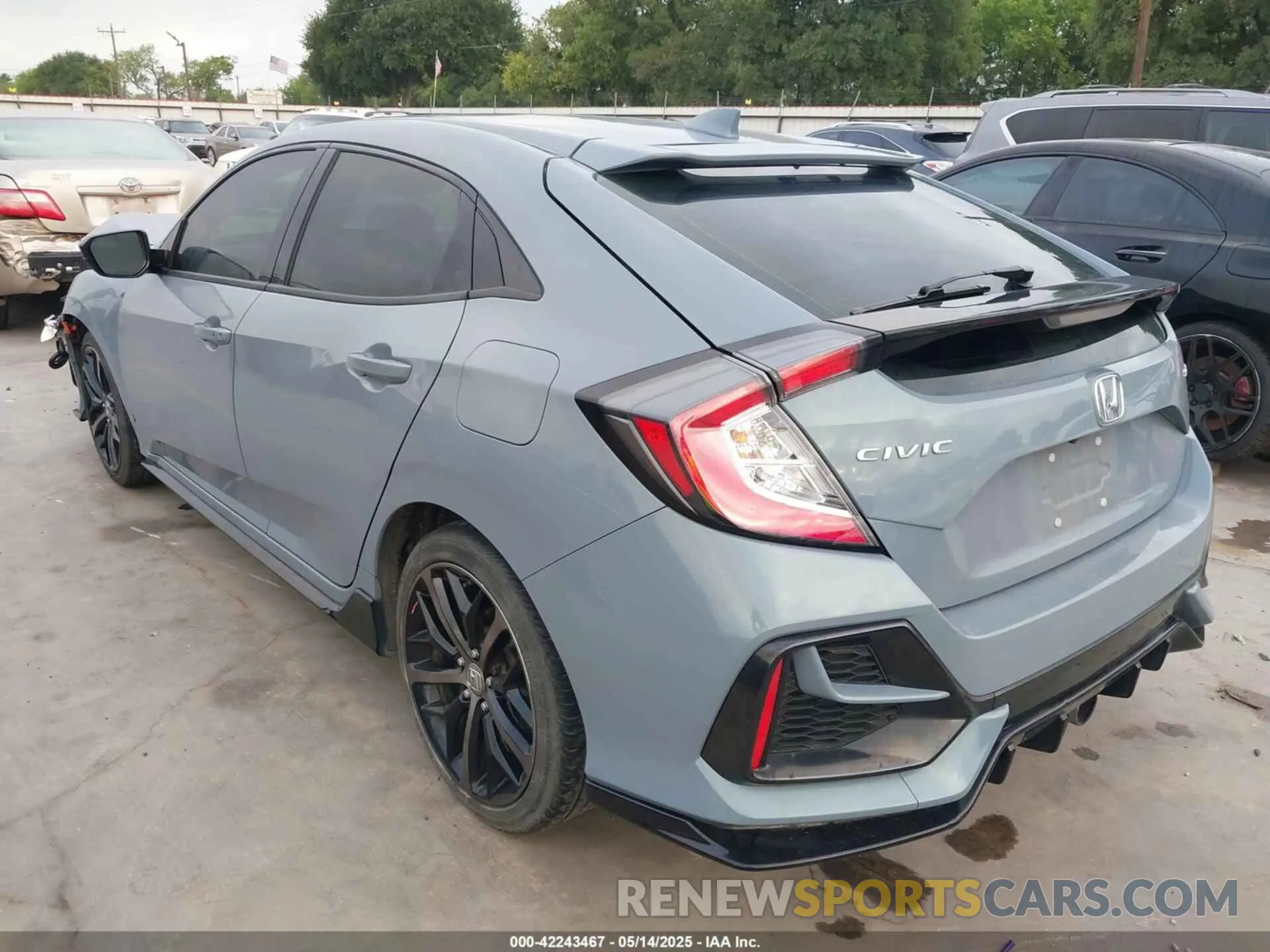 3 Photograph of a damaged car SHHFK7H46MU418959 HONDA CIVIC 2021