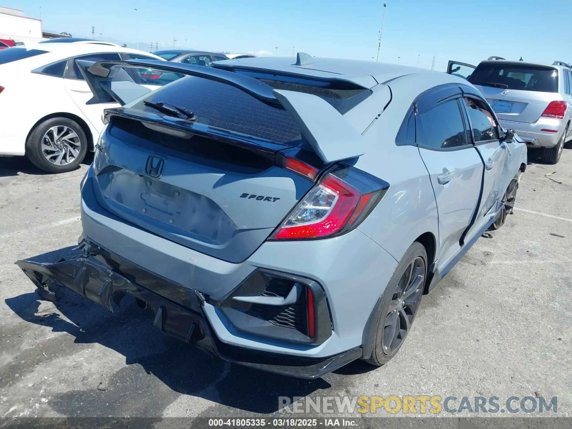 4 Photograph of a damaged car SHHFK7H46MU426009 HONDA CIVIC 2021