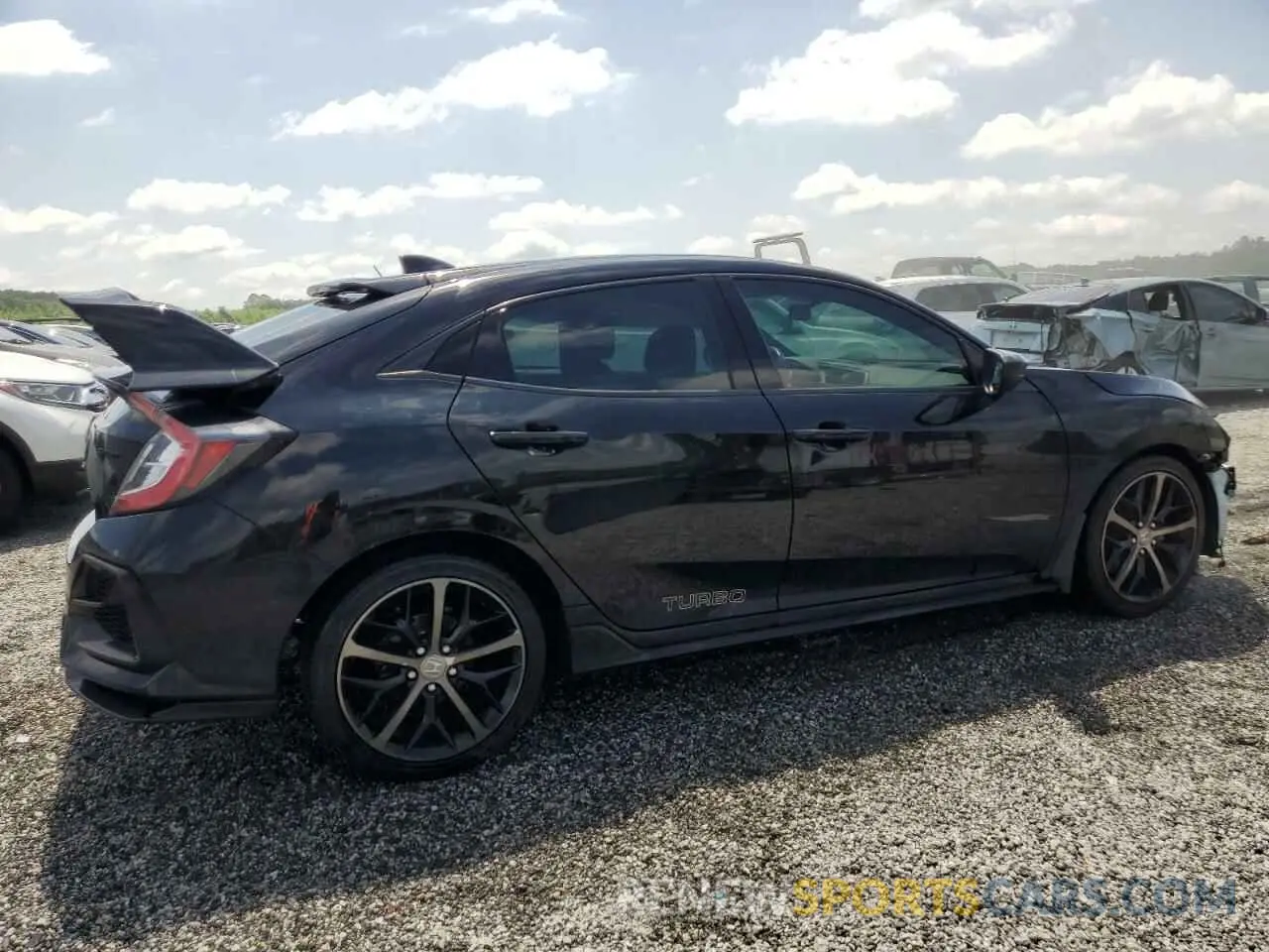 3 Photograph of a damaged car SHHFK7H47MU201758 HONDA CIVIC 2021