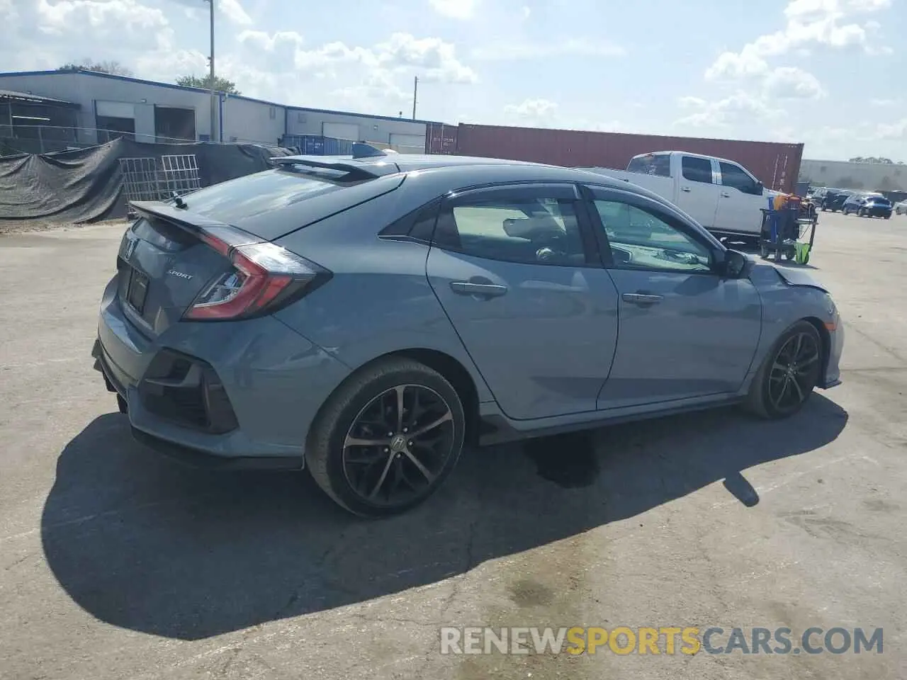3 Photograph of a damaged car SHHFK7H47MU209309 HONDA CIVIC 2021