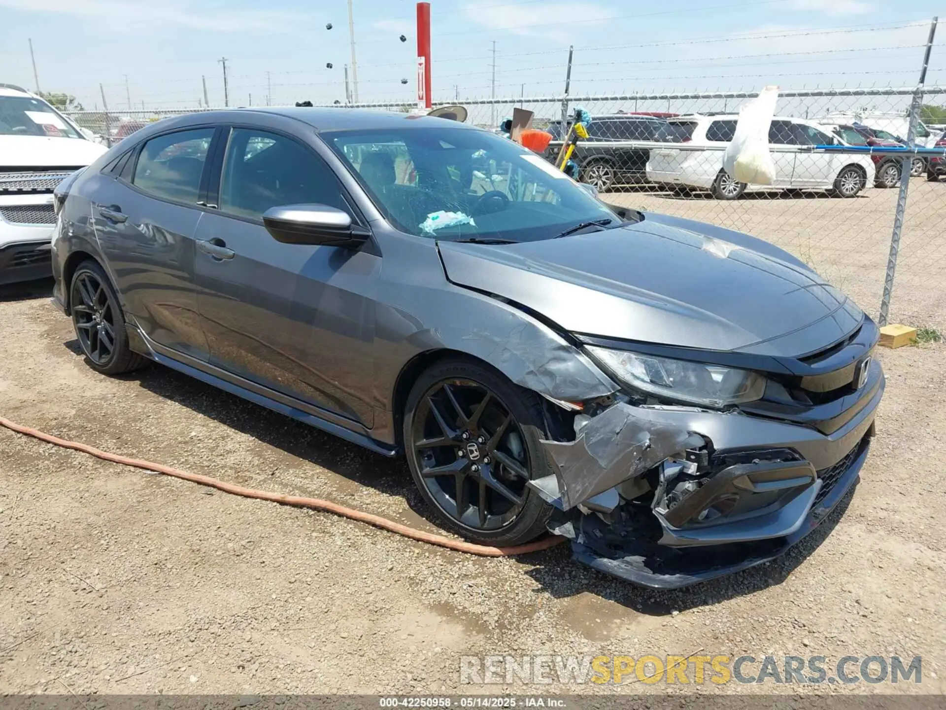 1 Photograph of a damaged car SHHFK7H47MU223498 HONDA CIVIC 2021