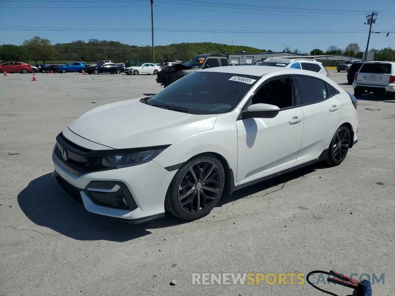 1 Photograph of a damaged car SHHFK7H47MU225283 HONDA CIVIC 2021