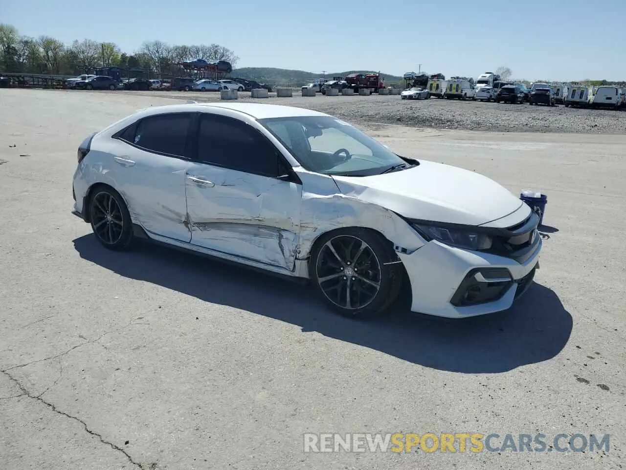 4 Photograph of a damaged car SHHFK7H47MU225283 HONDA CIVIC 2021
