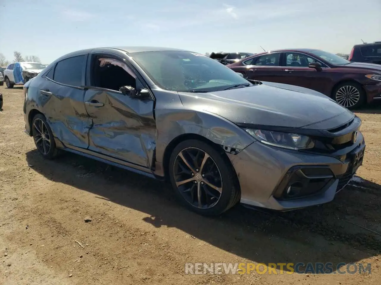4 Photograph of a damaged car SHHFK7H47MU231696 HONDA CIVIC 2021