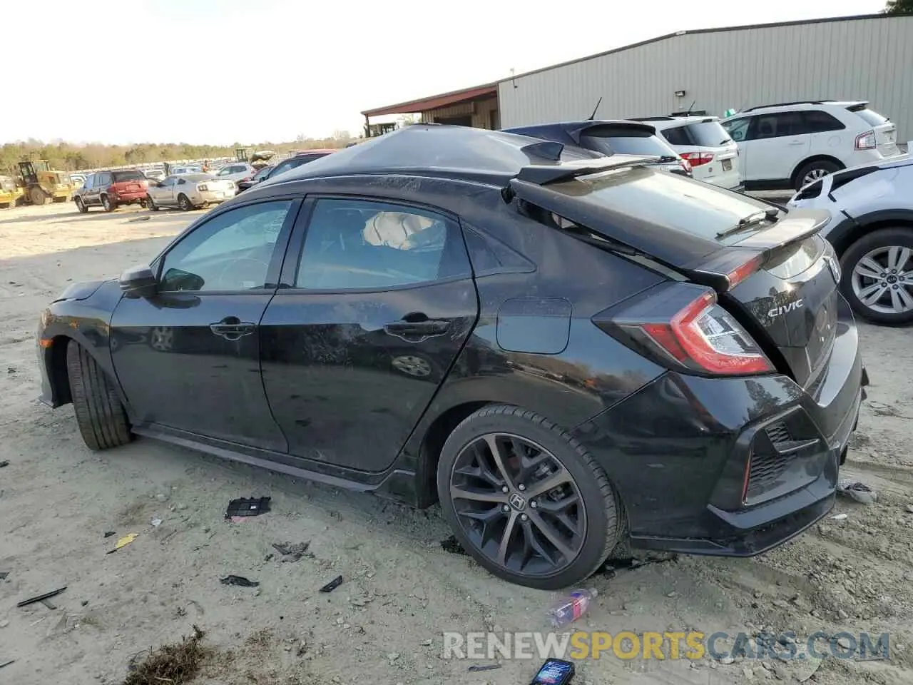 2 Photograph of a damaged car SHHFK7H47MU409140 HONDA CIVIC 2021