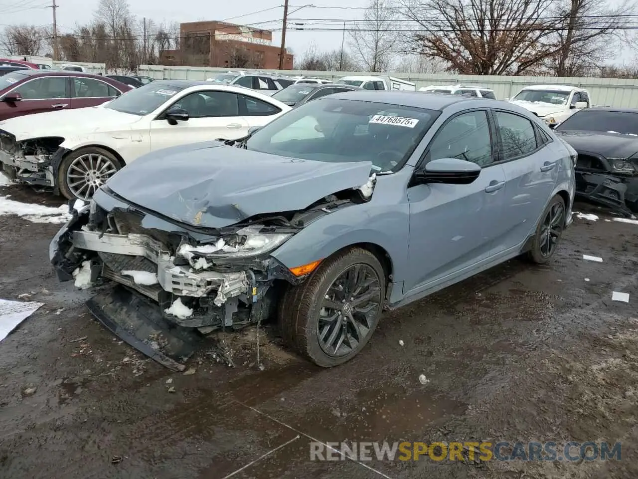 1 Photograph of a damaged car SHHFK7H47MU417559 HONDA CIVIC 2021