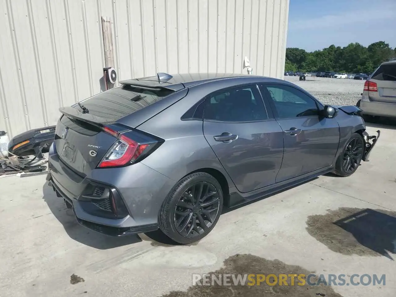 3 Photograph of a damaged car SHHFK7H48MU215538 HONDA CIVIC 2021