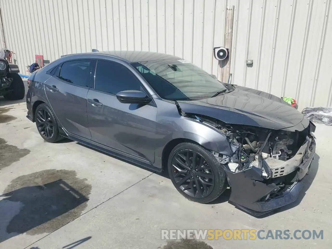 4 Photograph of a damaged car SHHFK7H48MU215538 HONDA CIVIC 2021