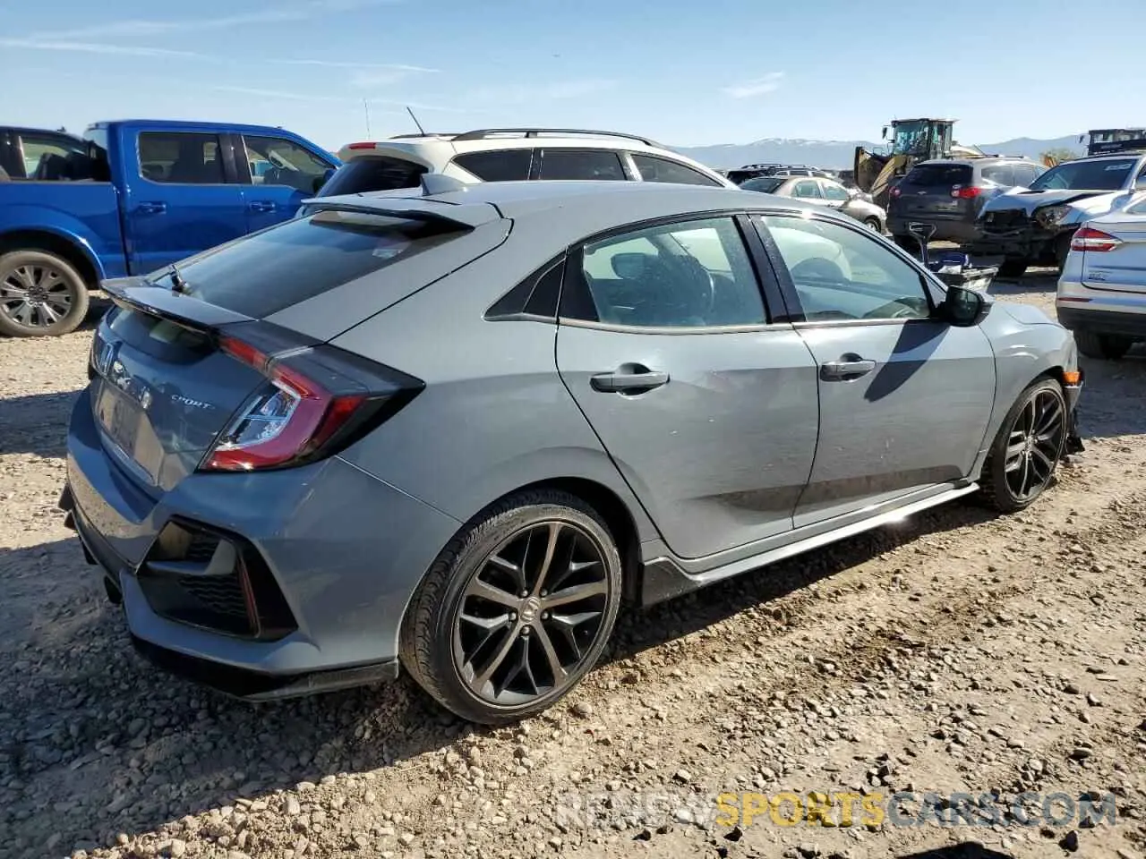 3 Photograph of a damaged car SHHFK7H48MU226393 HONDA CIVIC 2021