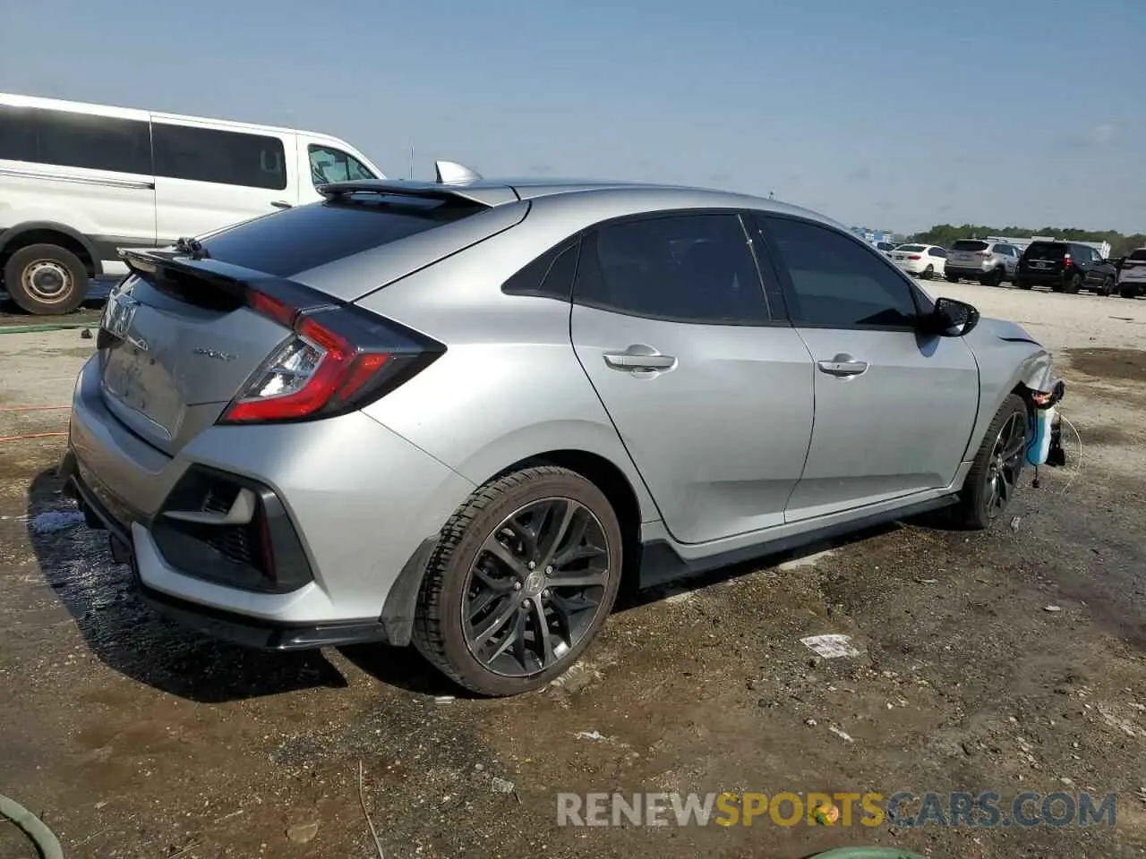 3 Photograph of a damaged car SHHFK7H48MU228550 HONDA CIVIC 2021