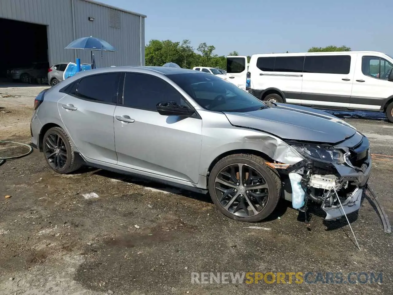 4 Photograph of a damaged car SHHFK7H48MU228550 HONDA CIVIC 2021