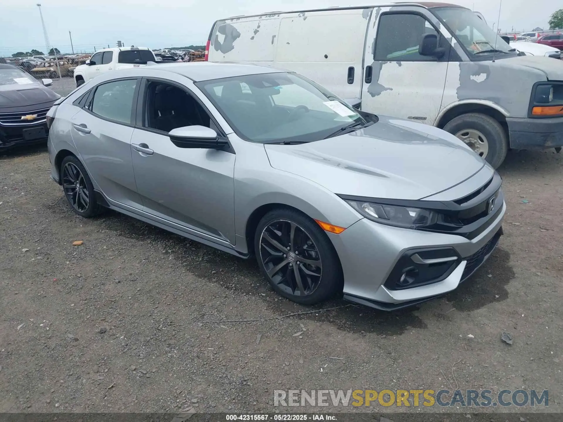 1 Photograph of a damaged car SHHFK7H48MU228712 HONDA CIVIC 2021