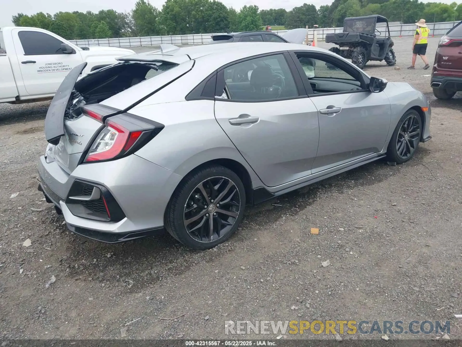 4 Photograph of a damaged car SHHFK7H48MU228712 HONDA CIVIC 2021