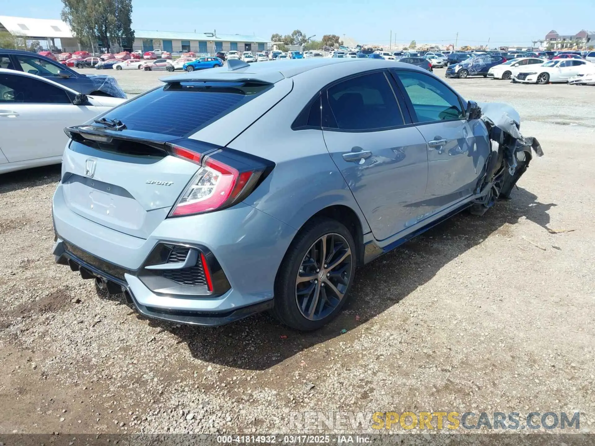 4 Photograph of a damaged car SHHFK7H48MU400947 HONDA CIVIC 2021
