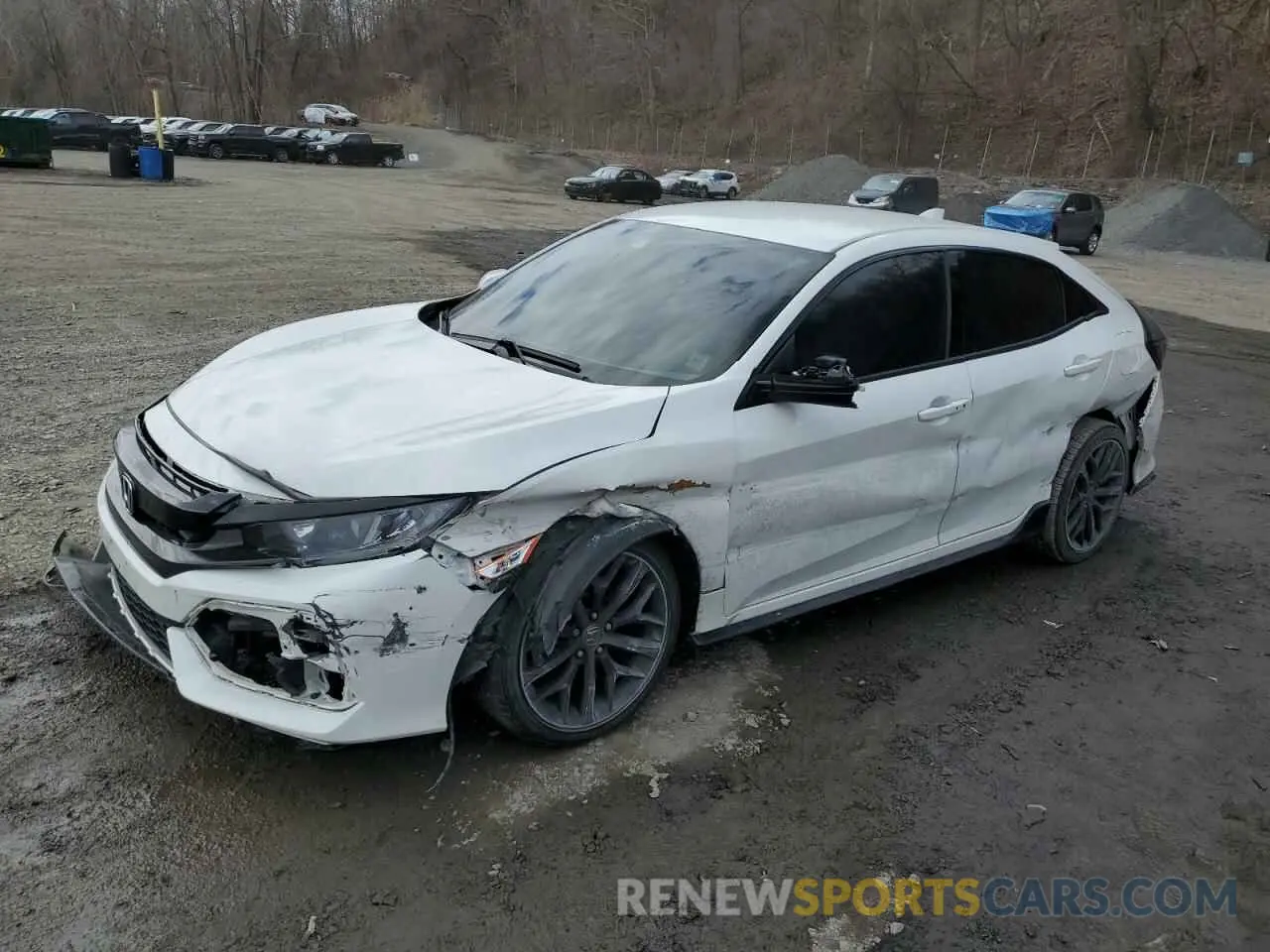 1 Photograph of a damaged car SHHFK7H48MU401578 HONDA CIVIC 2021