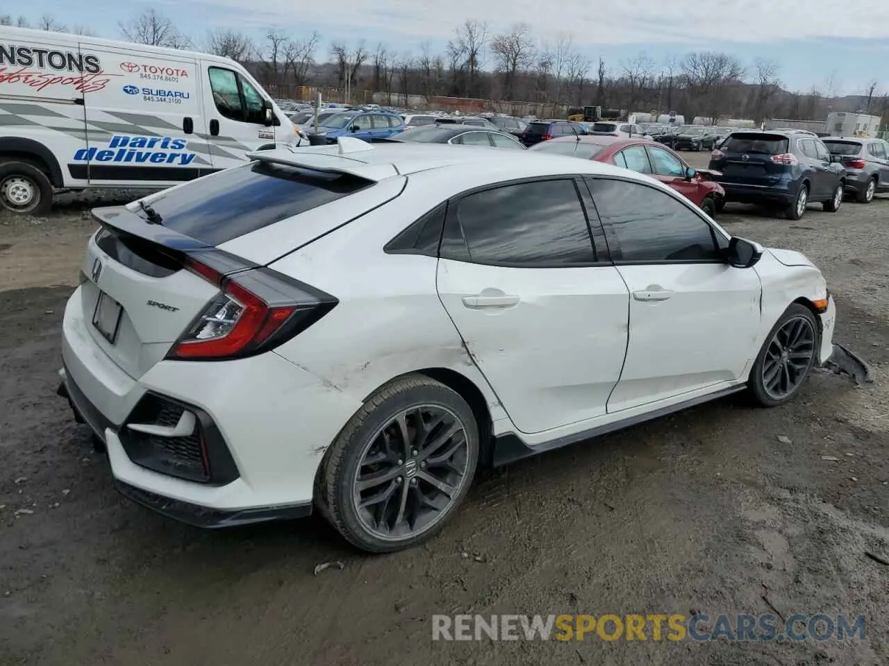 3 Photograph of a damaged car SHHFK7H48MU401578 HONDA CIVIC 2021
