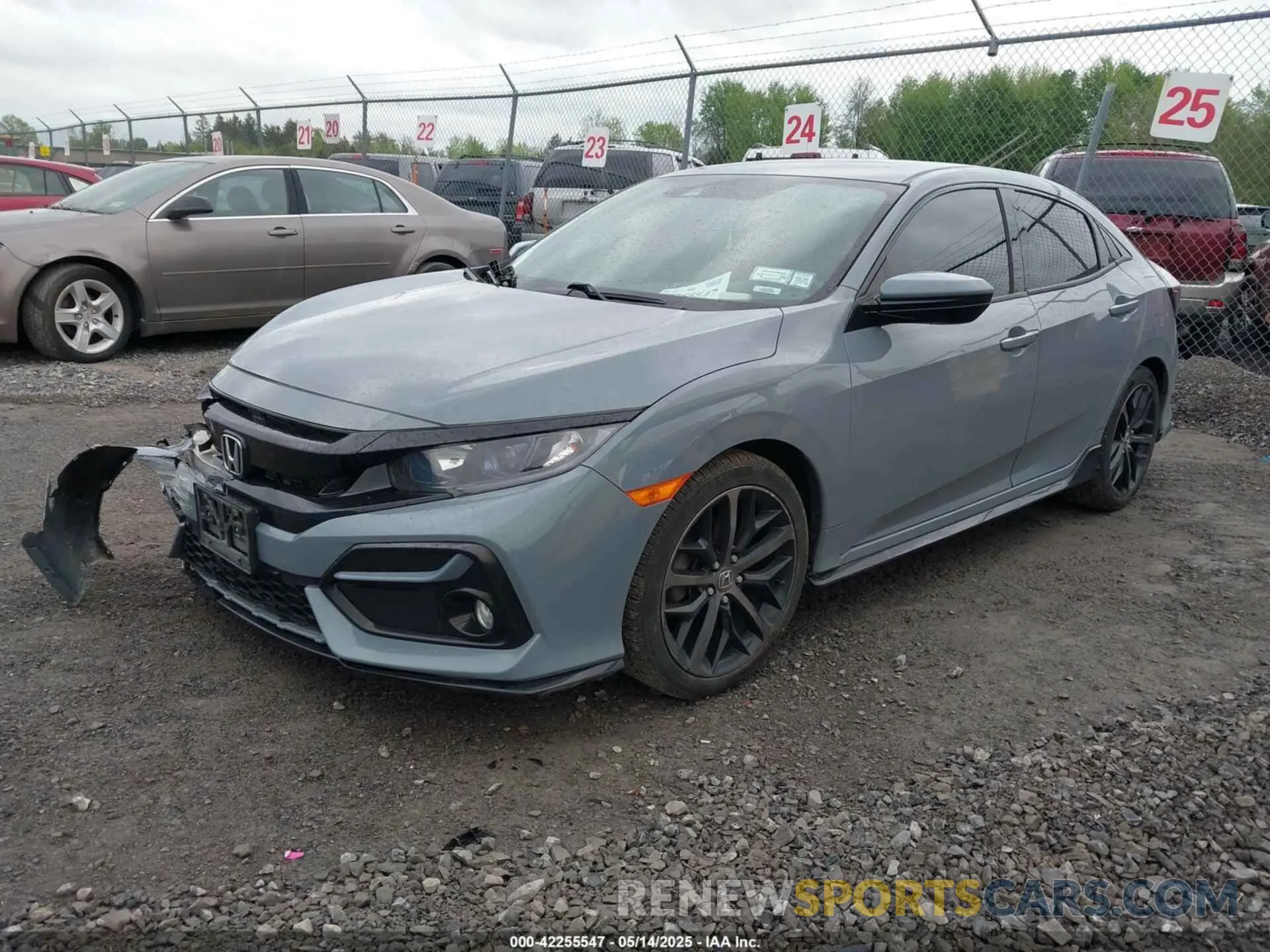 2 Photograph of a damaged car SHHFK7H48MU405453 HONDA CIVIC 2021