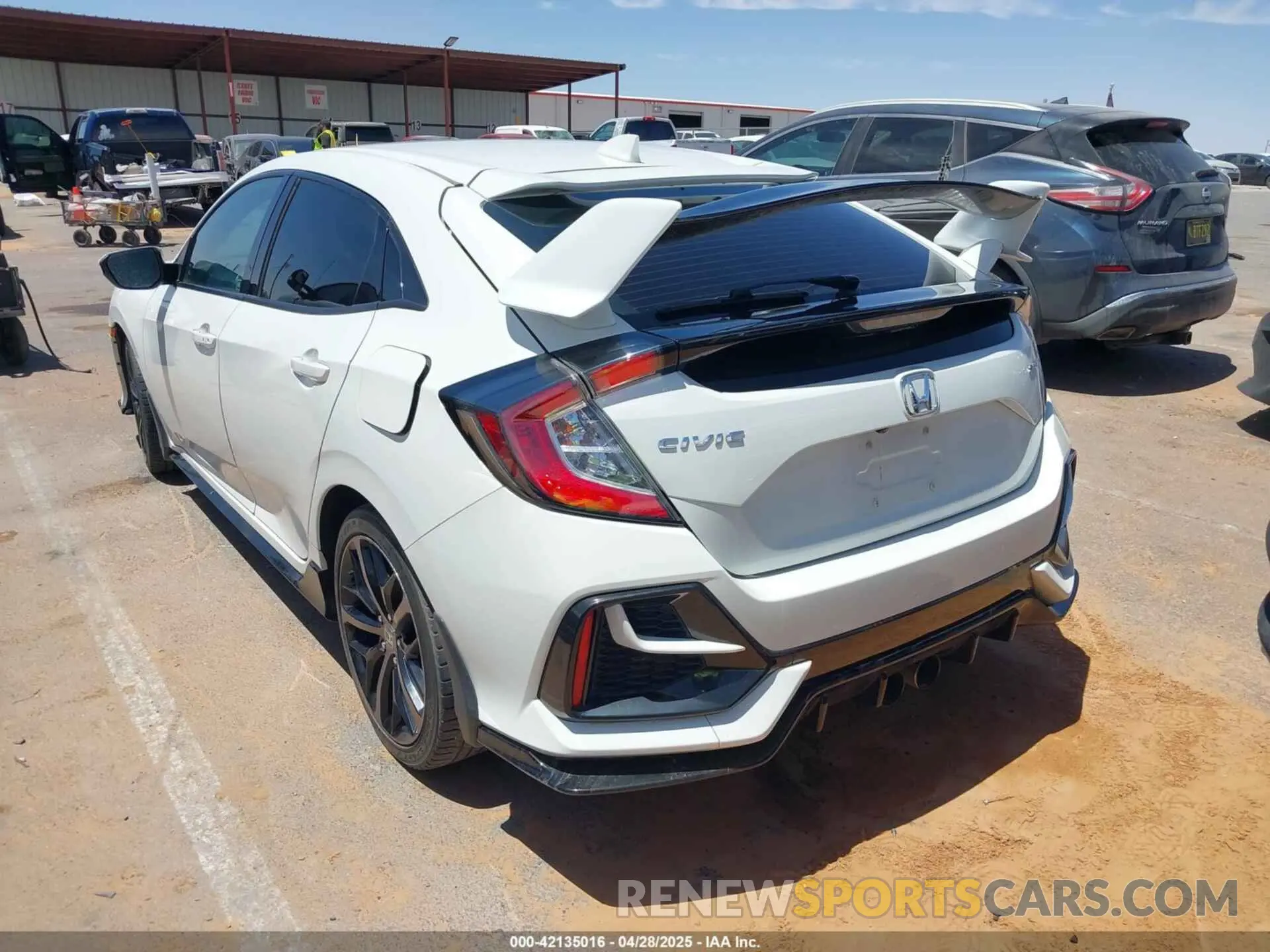 3 Photograph of a damaged car SHHFK7H48MU406389 HONDA CIVIC 2021