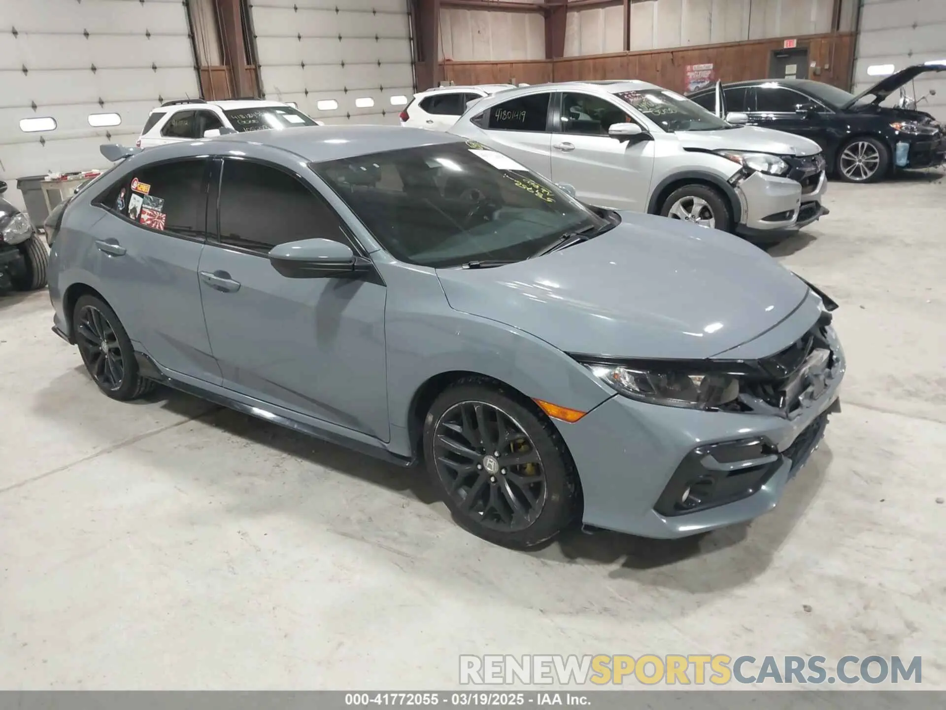 1 Photograph of a damaged car SHHFK7H48MU419255 HONDA CIVIC 2021