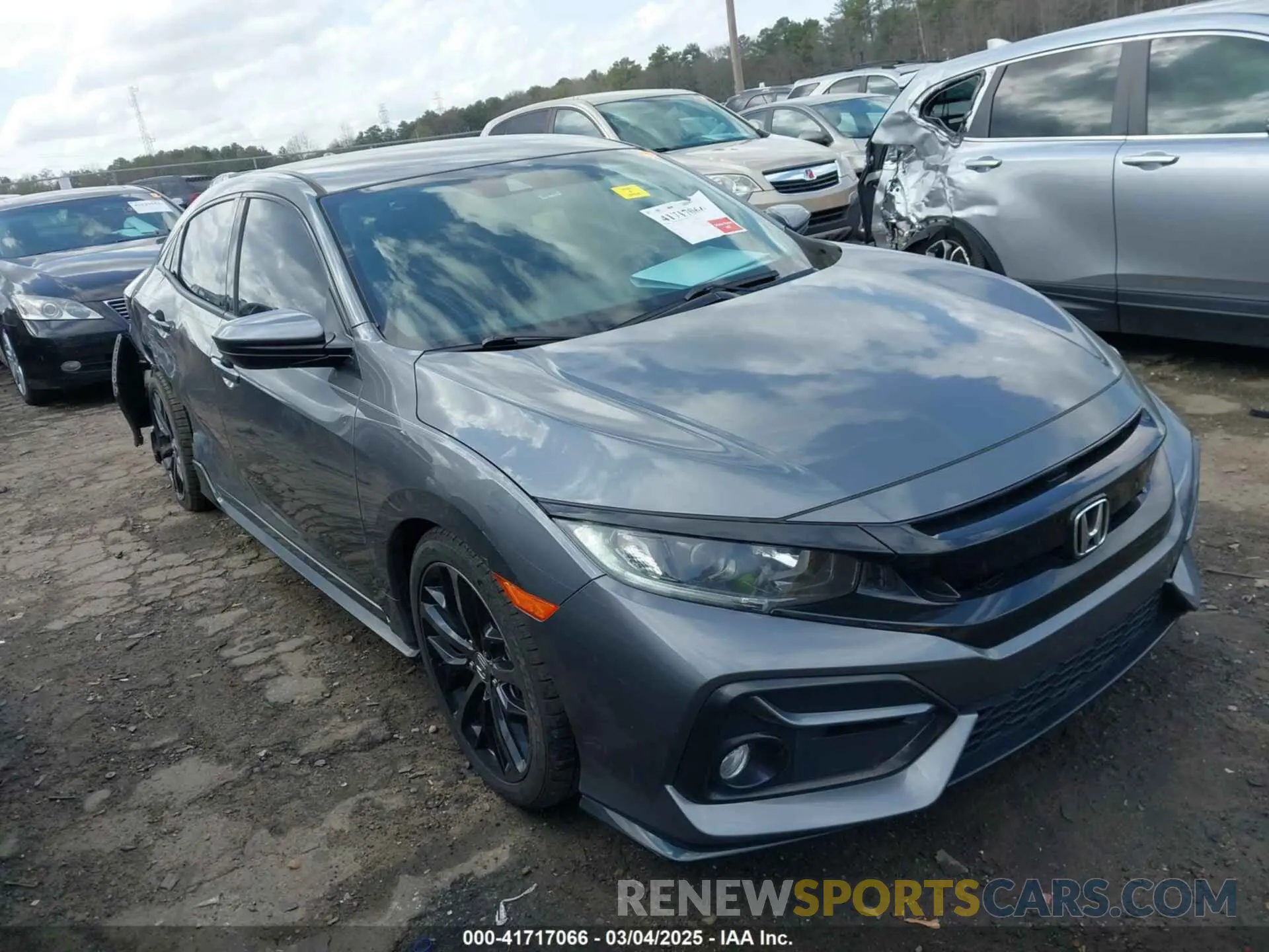 1 Photograph of a damaged car SHHFK7H49MU201504 HONDA CIVIC 2021