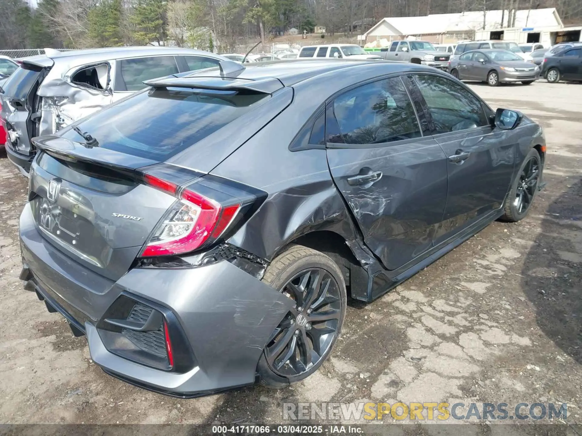 4 Photograph of a damaged car SHHFK7H49MU201504 HONDA CIVIC 2021