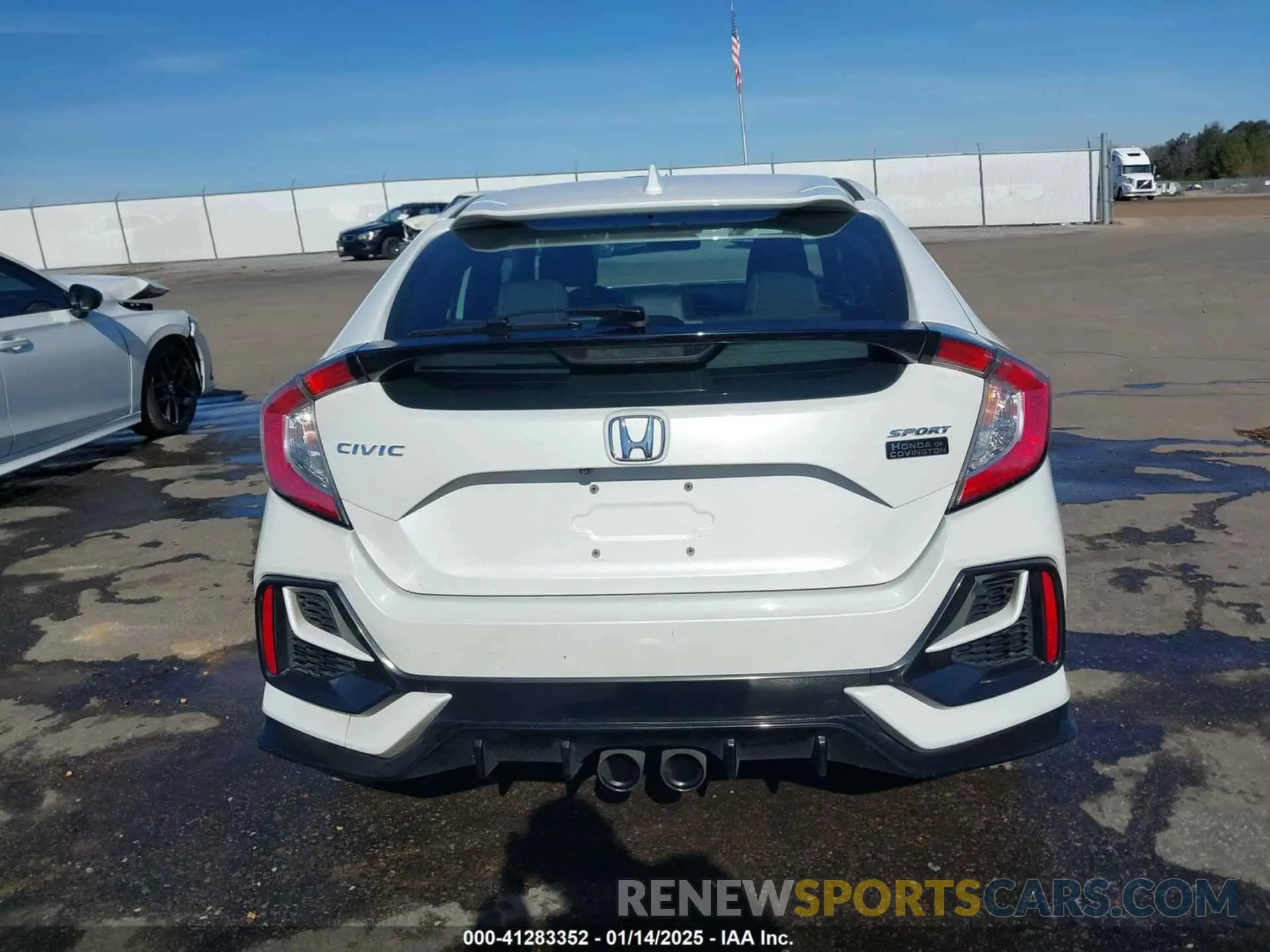 17 Photograph of a damaged car SHHFK7H49MU204239 HONDA CIVIC 2021