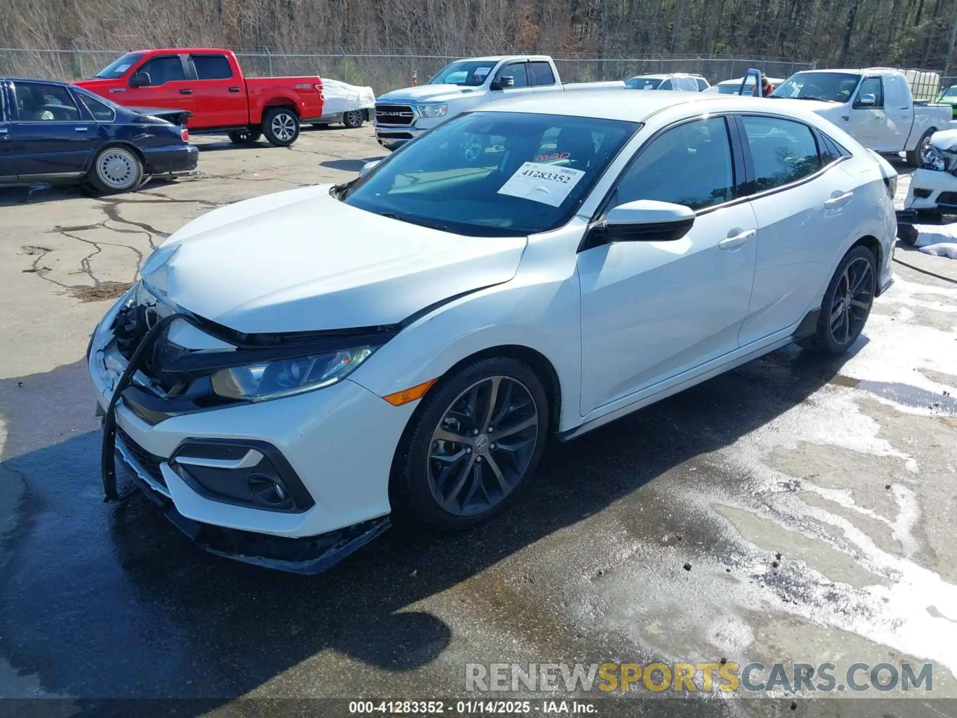2 Photograph of a damaged car SHHFK7H49MU204239 HONDA CIVIC 2021
