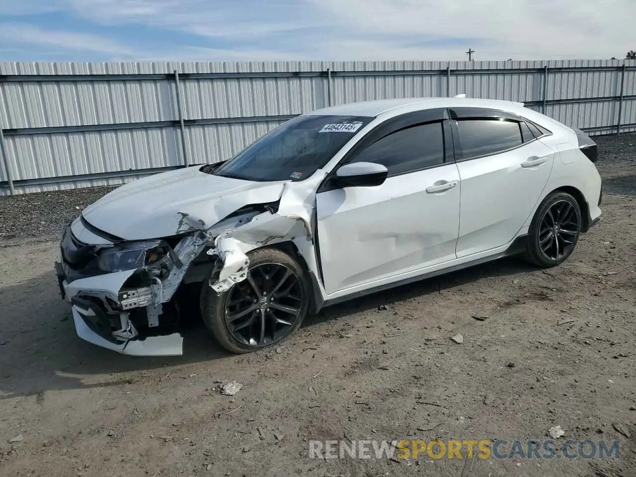 1 Photograph of a damaged car SHHFK7H49MU206234 HONDA CIVIC 2021
