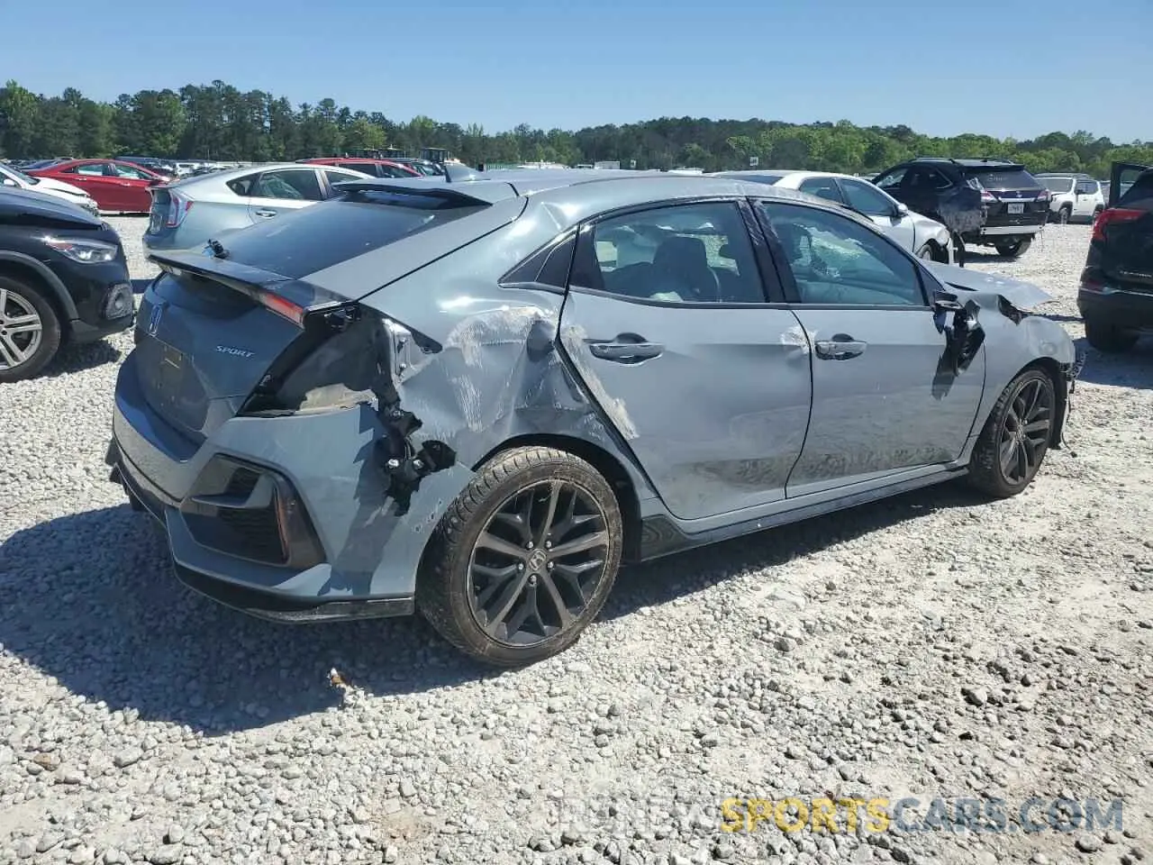3 Photograph of a damaged car SHHFK7H49MU209490 HONDA CIVIC 2021