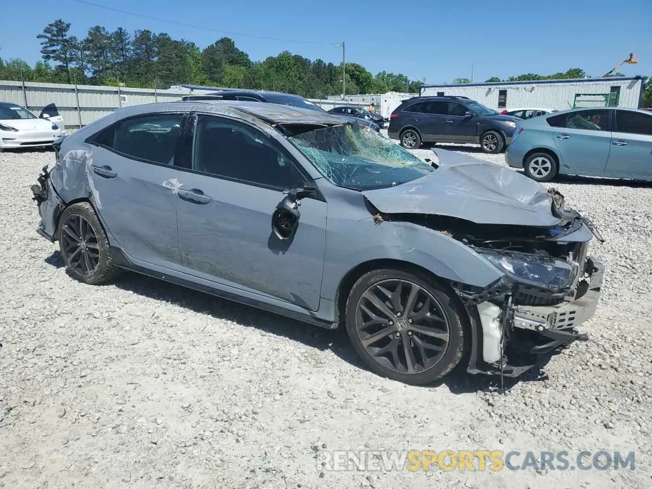 4 Photograph of a damaged car SHHFK7H49MU209490 HONDA CIVIC 2021