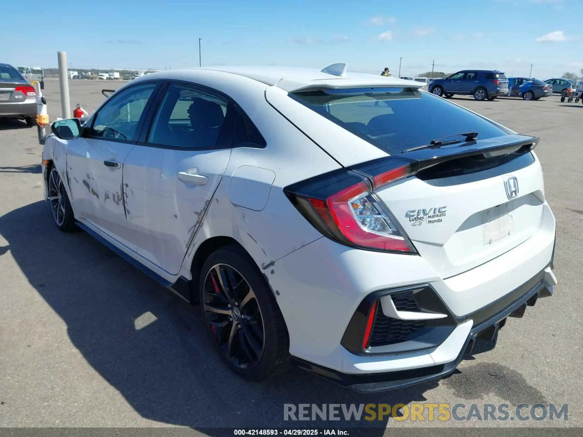 3 Photograph of a damaged car SHHFK7H49MU217279 HONDA CIVIC 2021