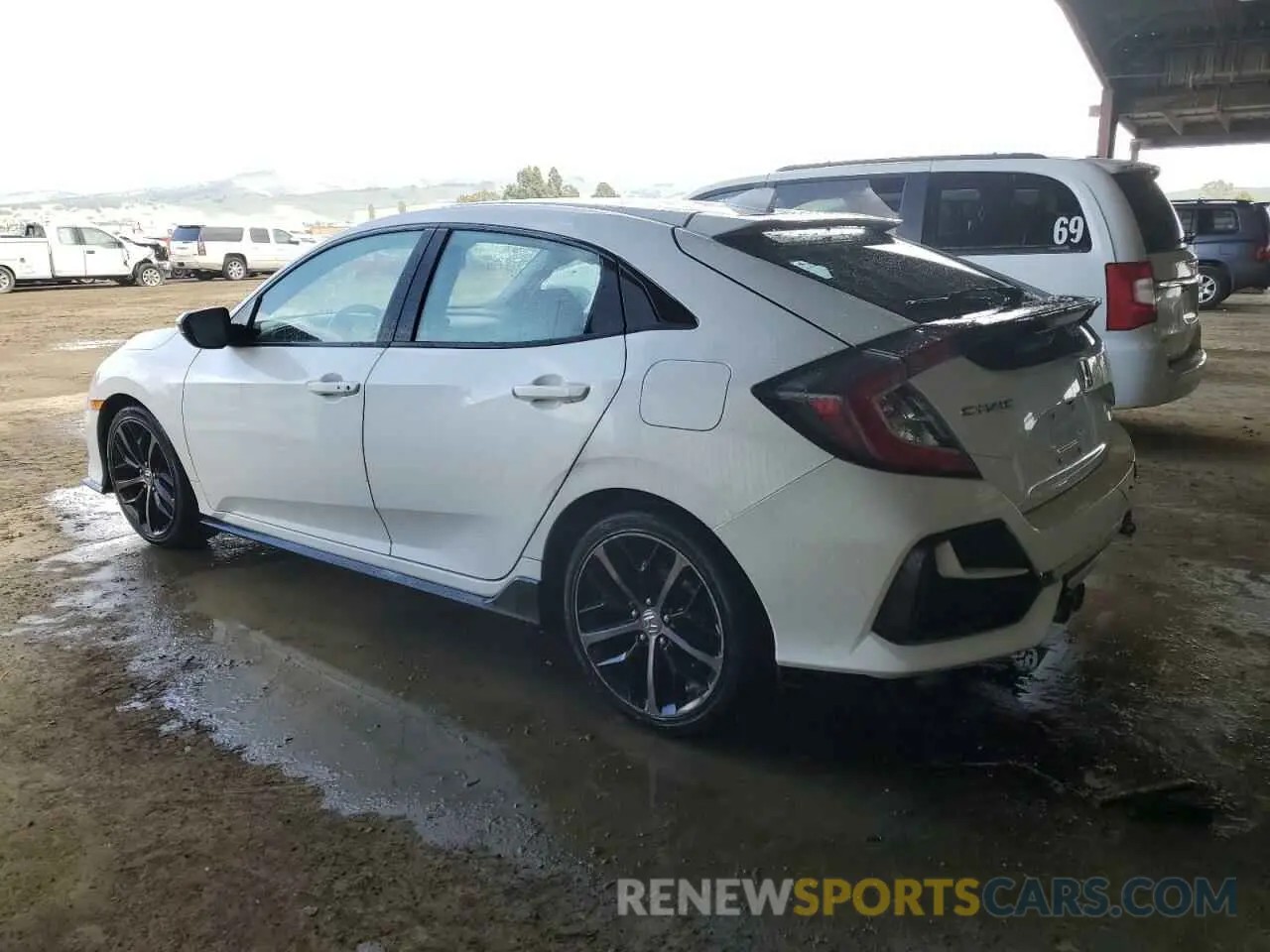 2 Photograph of a damaged car SHHFK7H49MU229772 HONDA CIVIC 2021