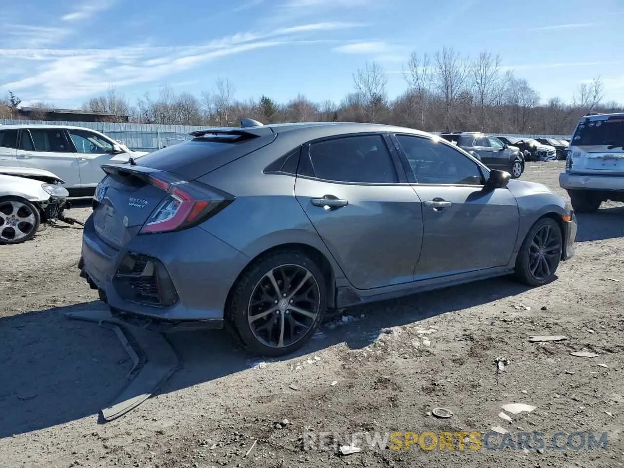 3 Photograph of a damaged car SHHFK7H49MU231974 HONDA CIVIC 2021