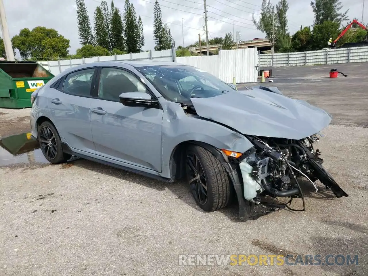 4 Photograph of a damaged car SHHFK7H49MU232137 HONDA CIVIC 2021