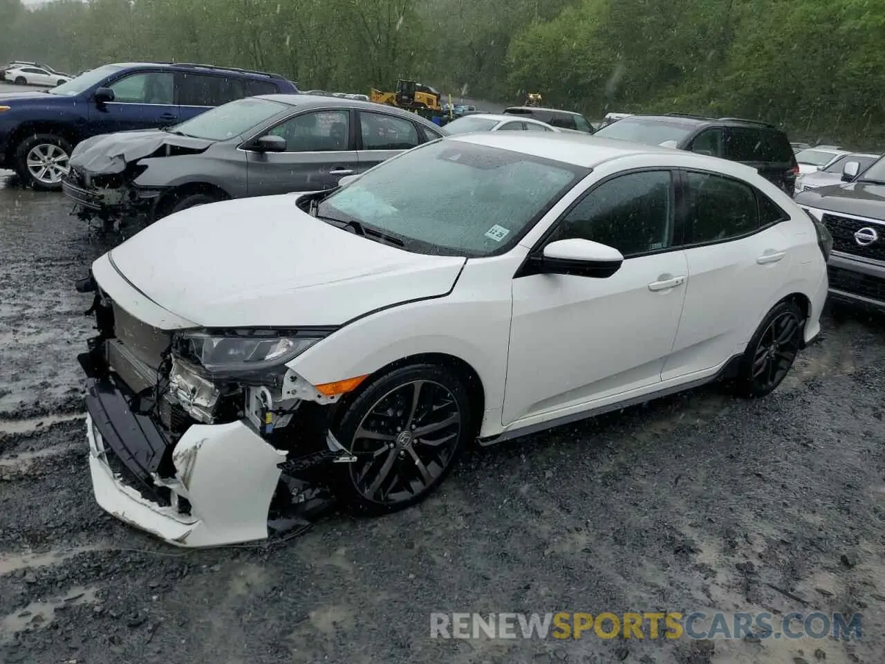 1 Photograph of a damaged car SHHFK7H49MU401573 HONDA CIVIC 2021