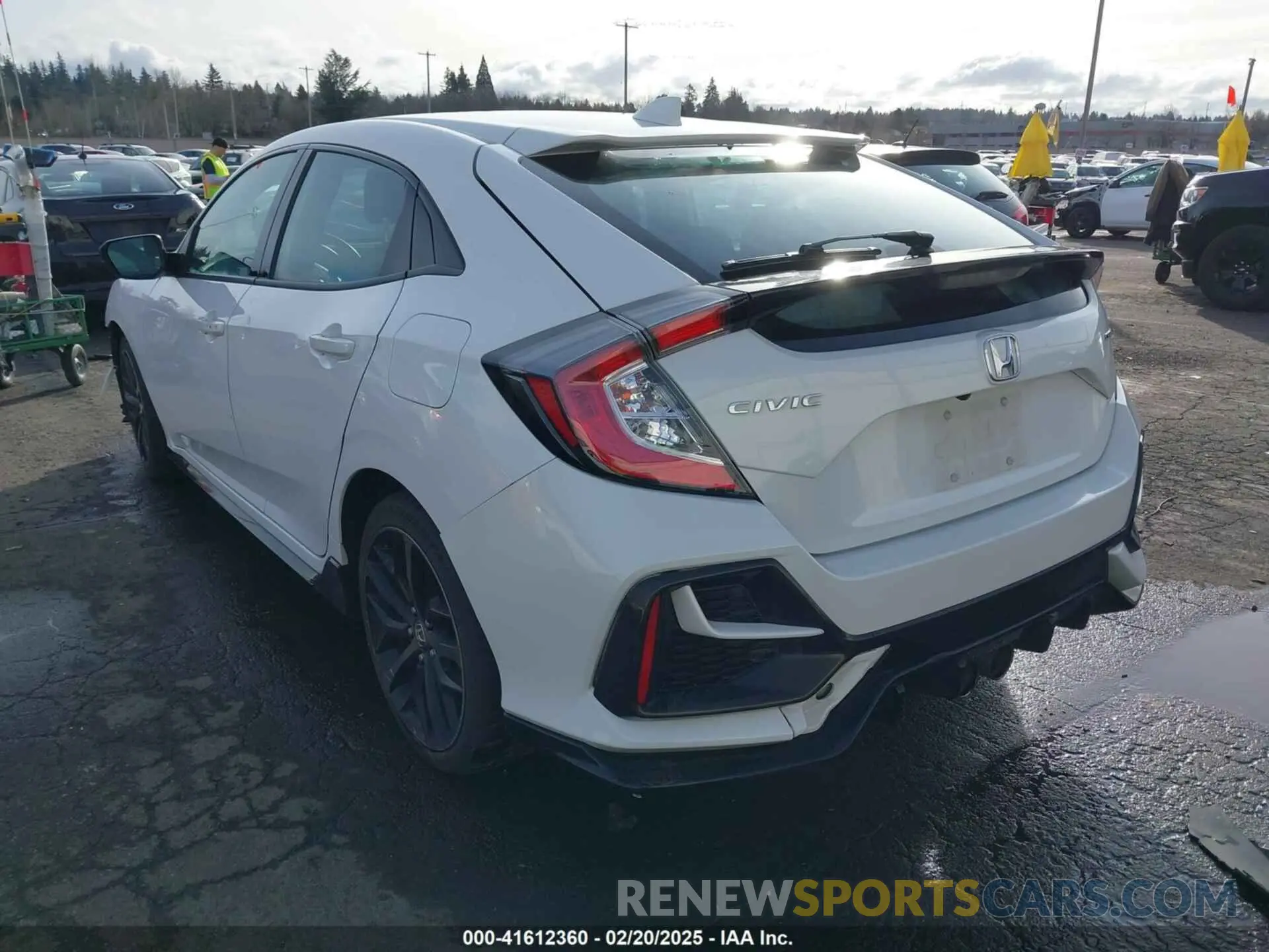 3 Photograph of a damaged car SHHFK7H49MU411360 HONDA CIVIC 2021