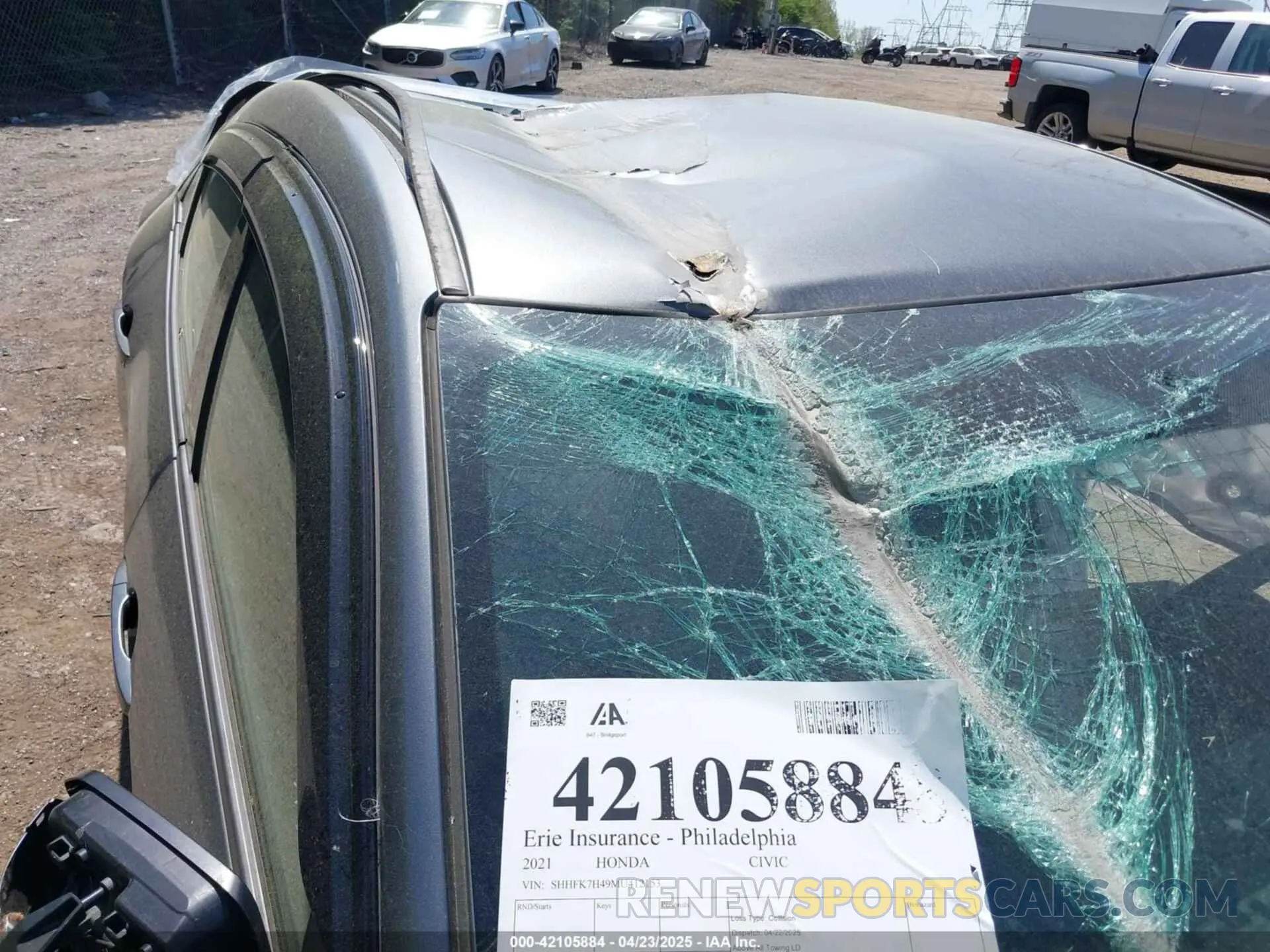 18 Photograph of a damaged car SHHFK7H49MU412153 HONDA CIVIC 2021