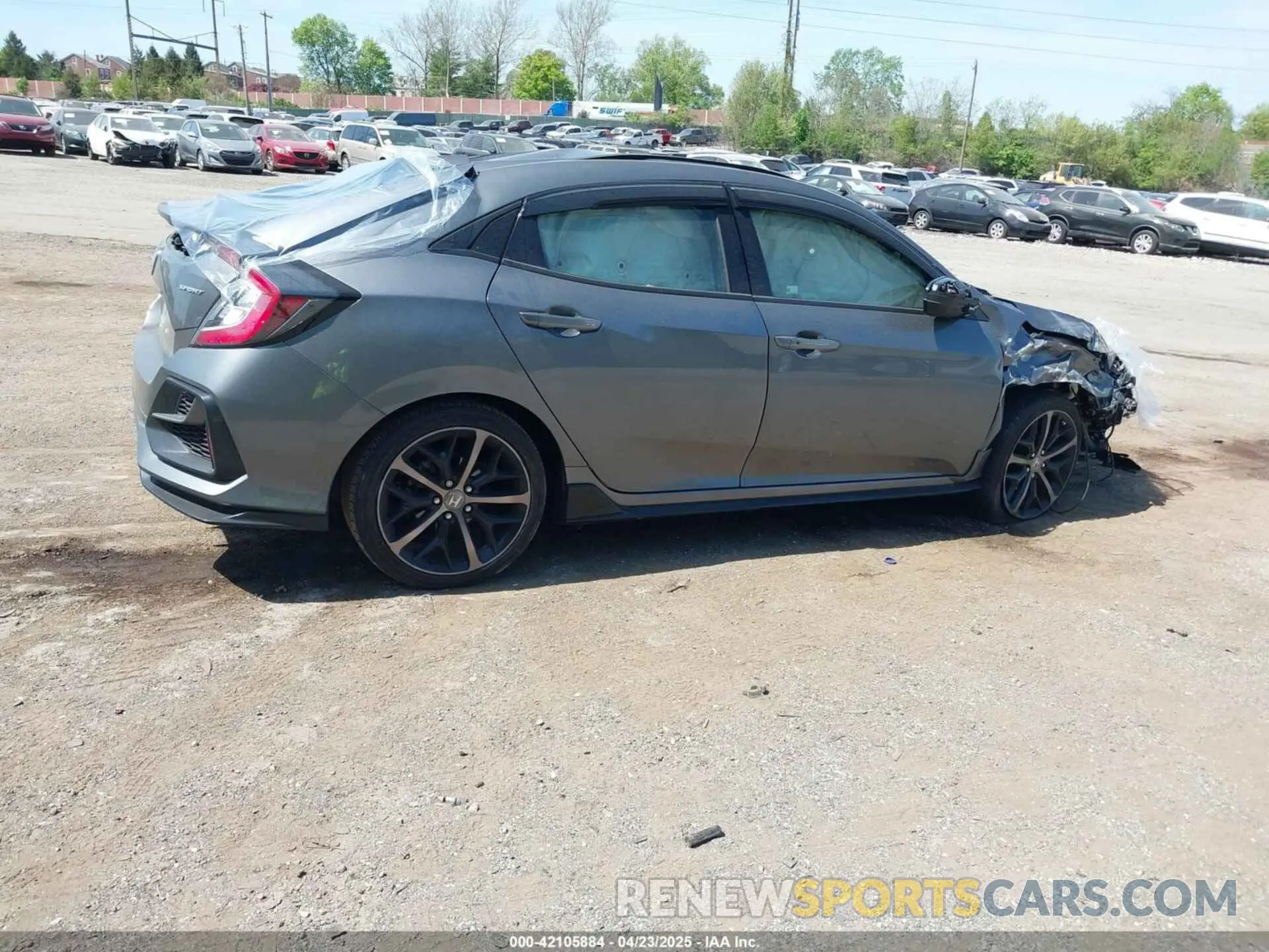 4 Photograph of a damaged car SHHFK7H49MU412153 HONDA CIVIC 2021