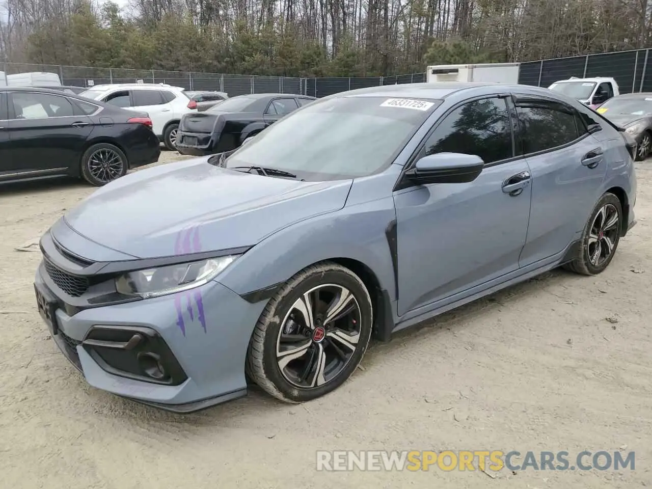 1 Photograph of a damaged car SHHFK7H49MU417417 HONDA CIVIC 2021