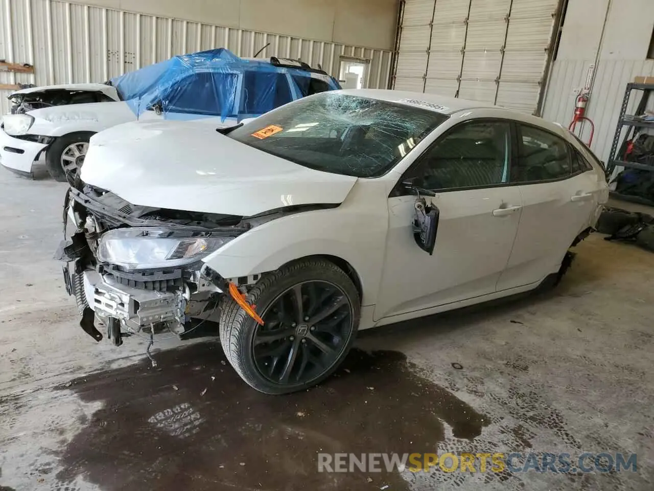 1 Photograph of a damaged car SHHFK7H49MU422374 HONDA CIVIC 2021