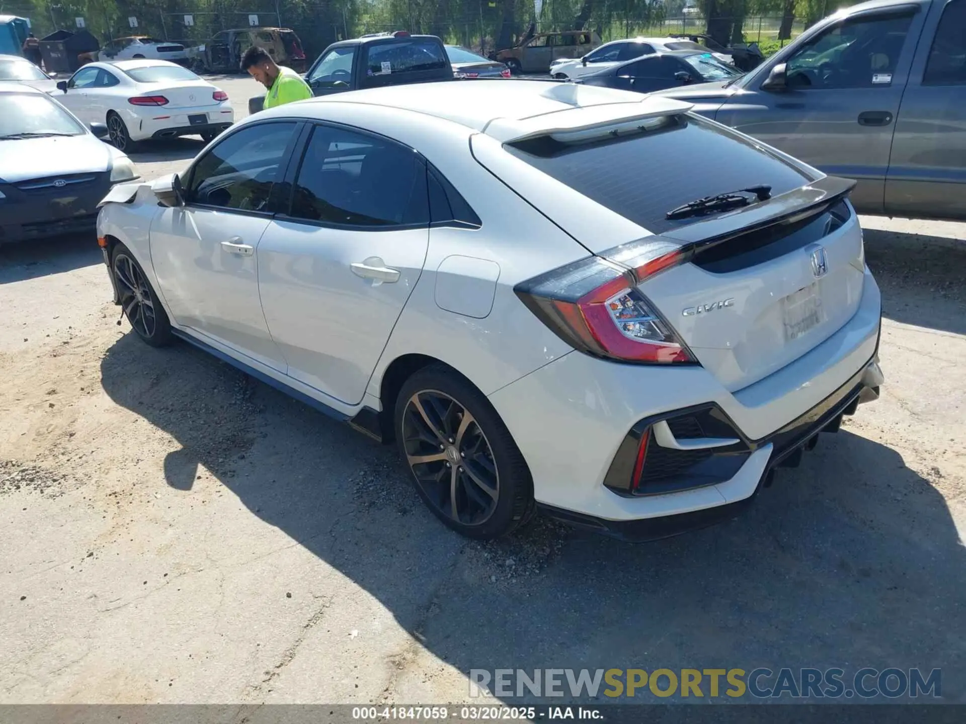 3 Photograph of a damaged car SHHFK7H49MU423962 HONDA CIVIC 2021